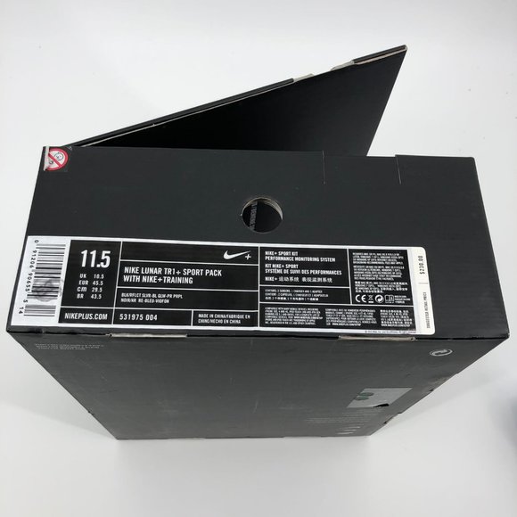 Black/Blue Nike Lunar Tr1+ Sport Pack With Nike + Training | Lace Up Closure main image 5